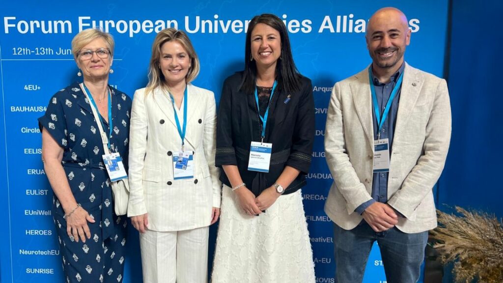Delegacja SEA-EU. Od lewej: Laura Howard, Anna Jurkowska-Zeidler, Marcela Iglesias, Fernando Pérez