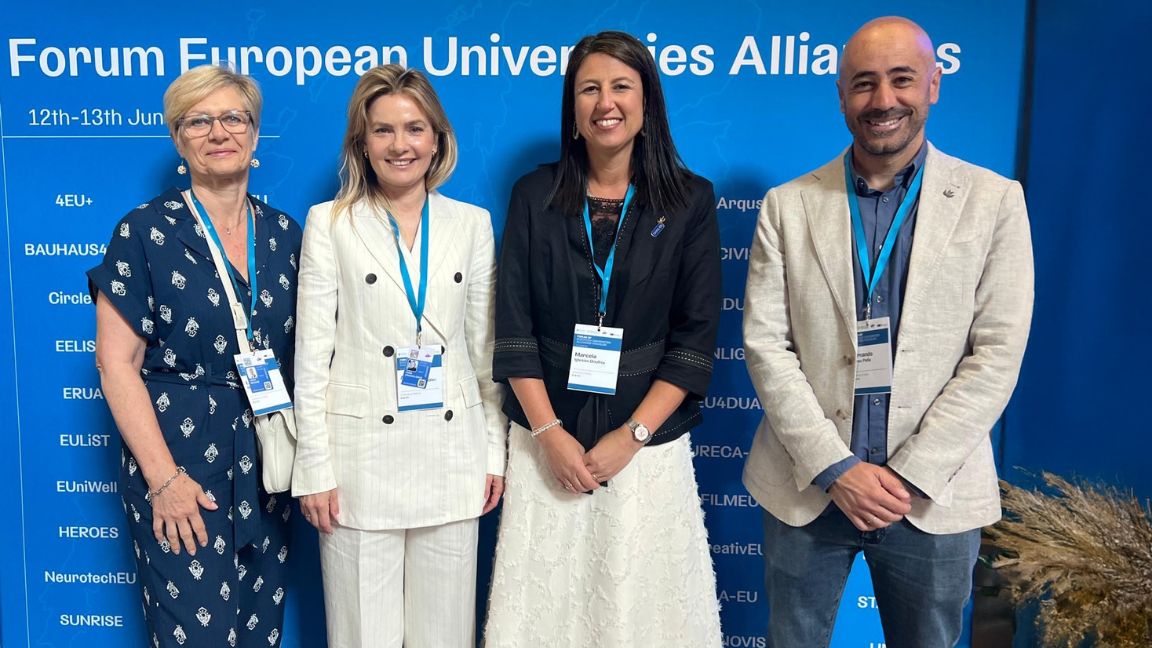 Delegacja SEA-EU. Od lewej: Laura Howard, Anna Jurkowska-Zeidler, Marcela Iglesias, Fernando Pérez